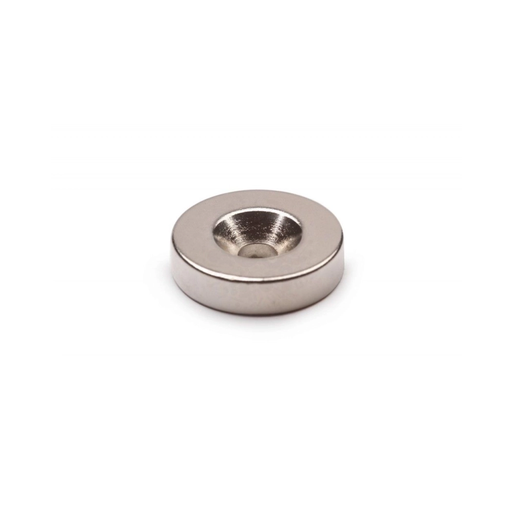 Magnet neodim DISC D25 - 7/4,5 х H5 pentru surub